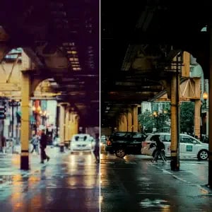amaro night filter for video