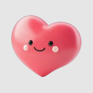 animnated heart sticker