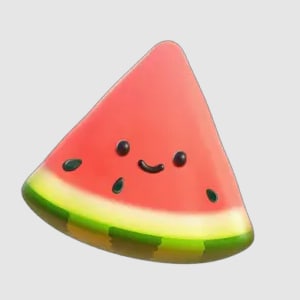 watermelon sticker for vlog