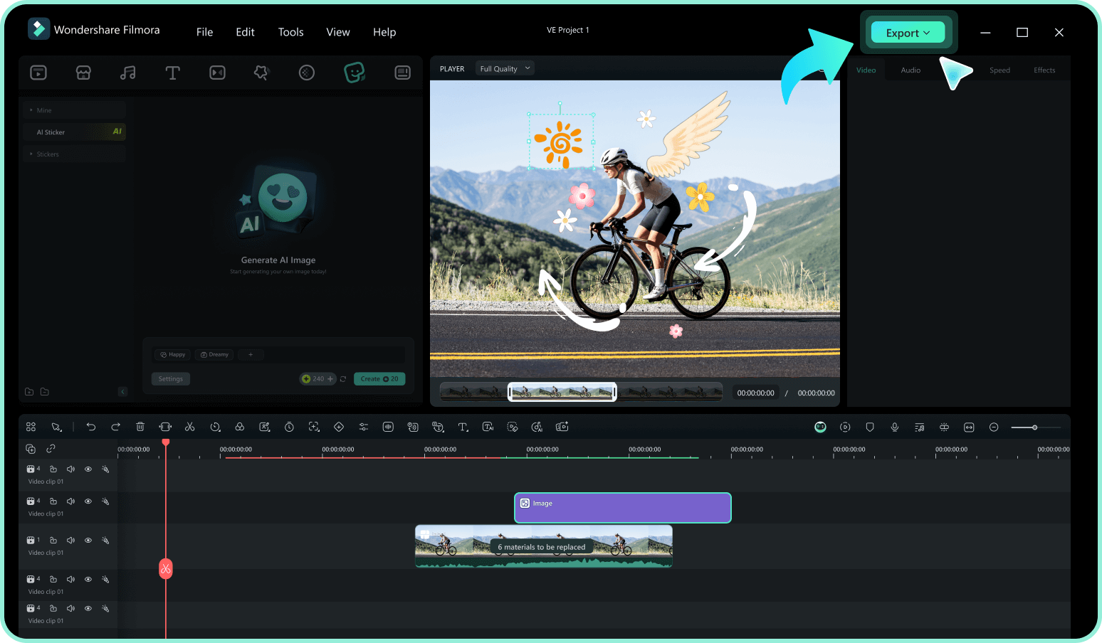 add sticker to video