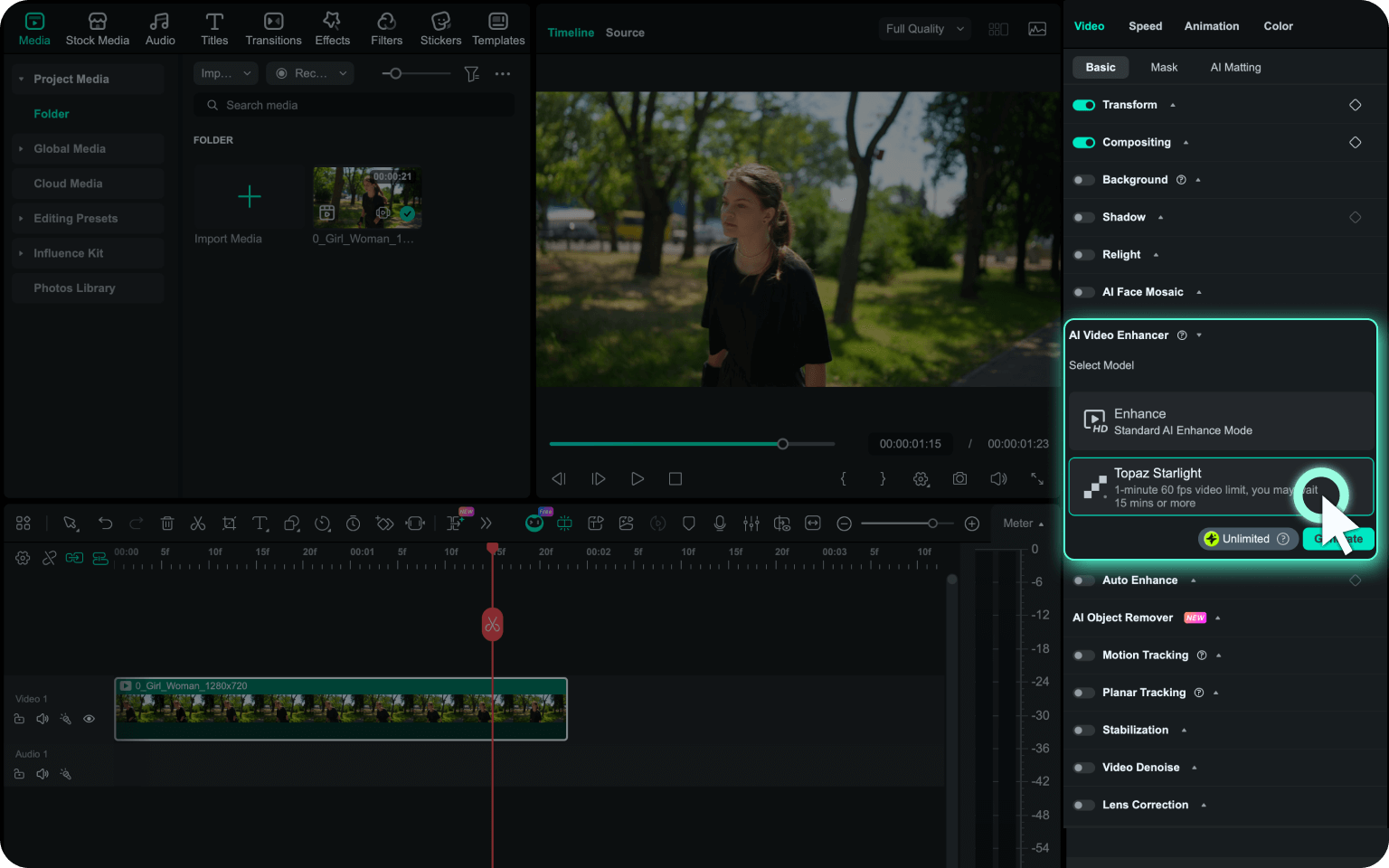 go to speed ramping feature