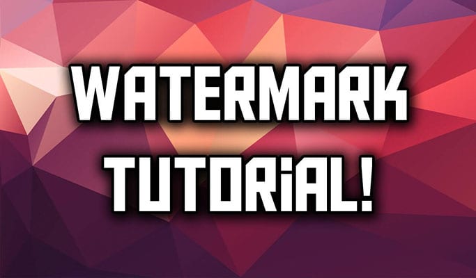 how to add watermark in imovie