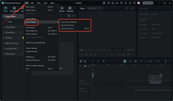 access the files tab