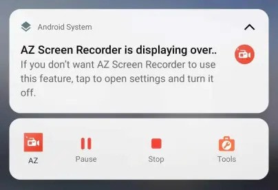 stop recording the screen