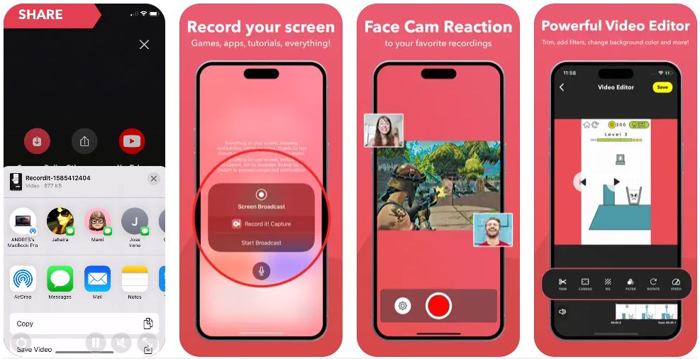 how to record screen on iPhone with sound