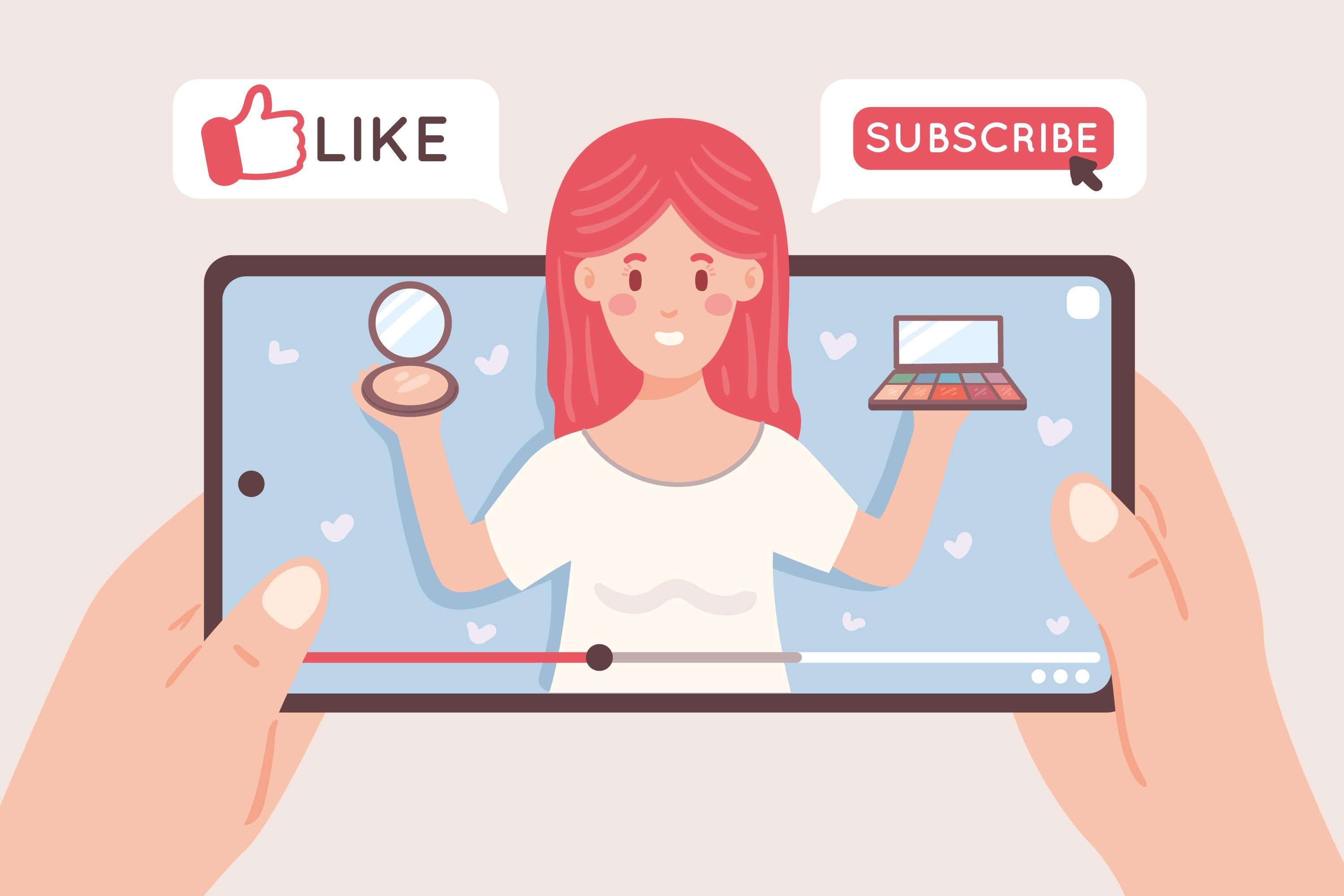 like and subscribe to a video