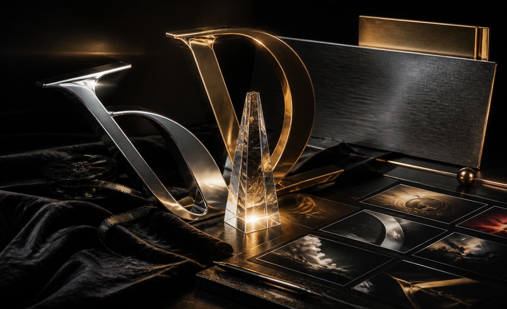 luxury title series refined with Filmora timeline and creative assets