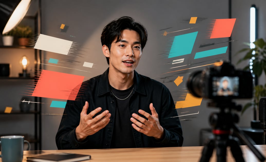 dynamic motion captions creating a strong hook for social video