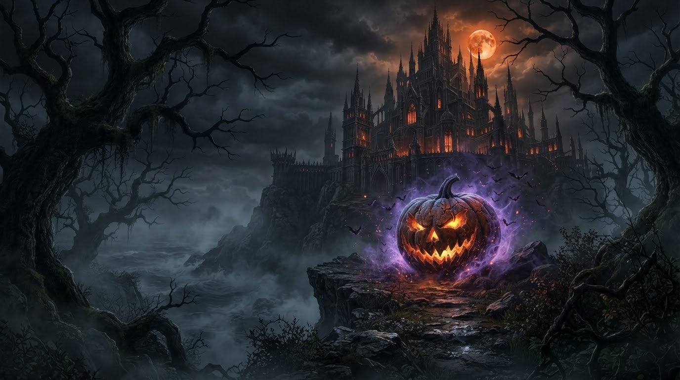 Generar fondos y recursos de Halloween con IA en Filmora