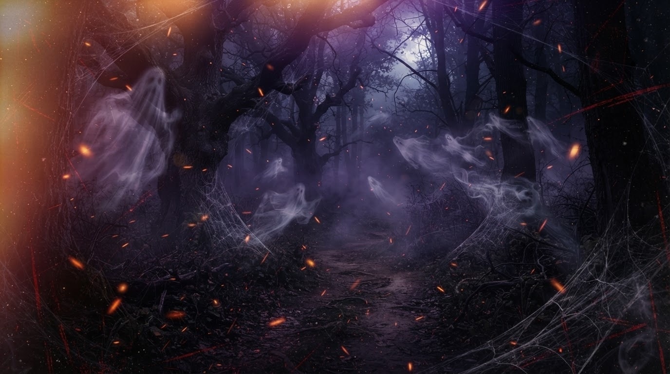 Efectos y superposiciones de Halloween aplicados en la línea de tiempo de Filmora