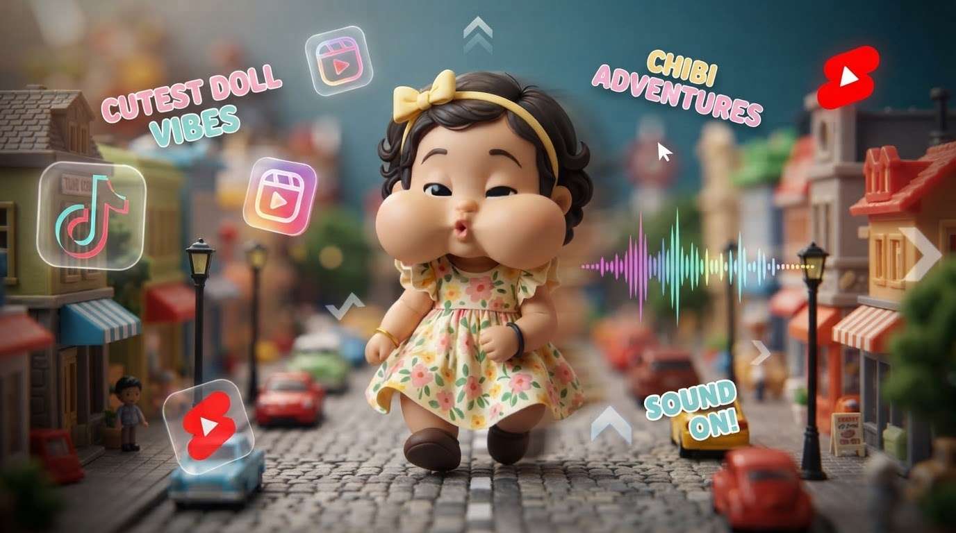 Apply cute doll effect with AI add-ons in Filmora