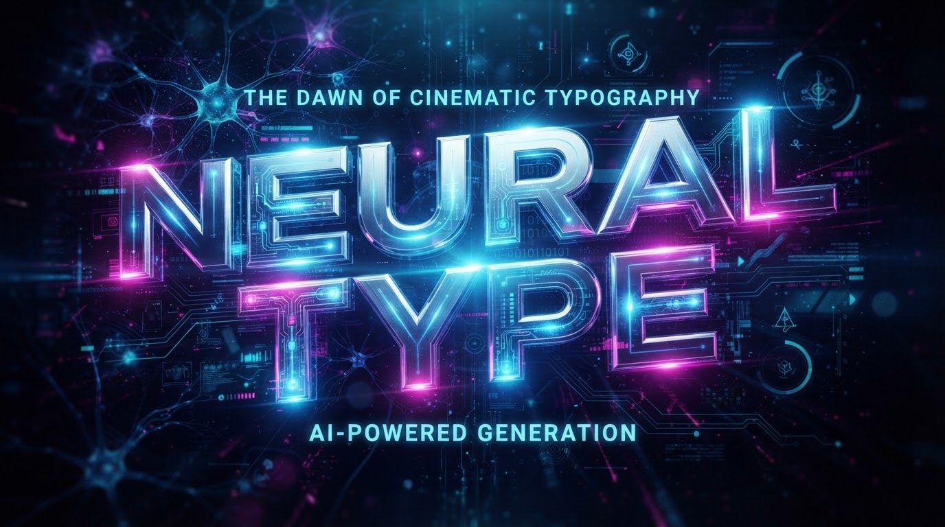 AI-Powered Cinematic Typography Generation