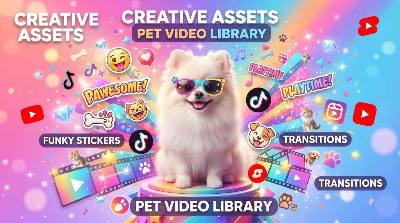 Enhance pet lifestyle templates with AI stickers and copywriting in Filmora