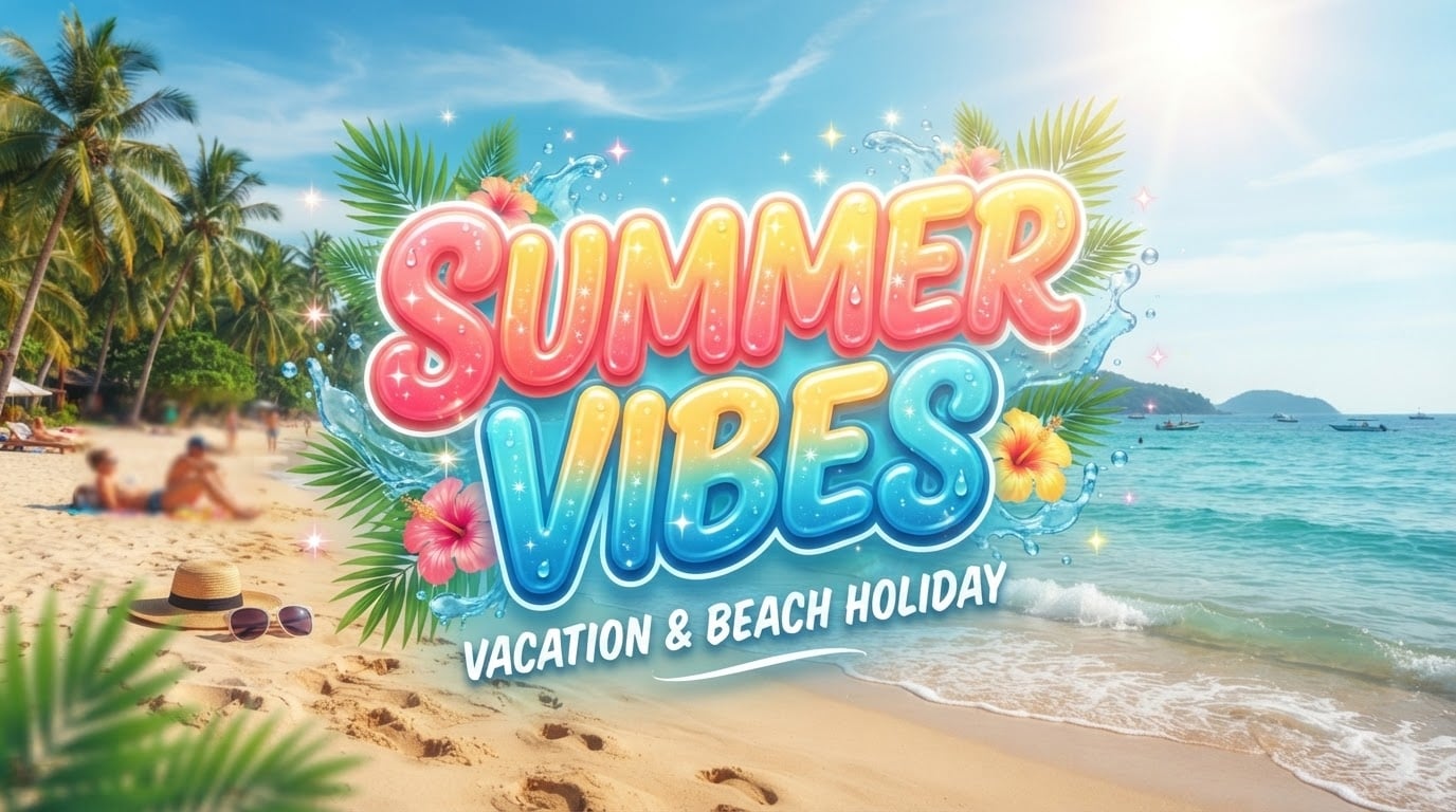 Dive Into Dynamic Summer Text Effects