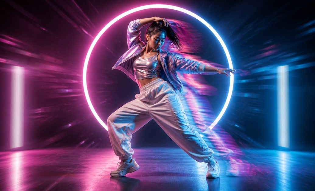 square social video using centered velocity and motion blur effects