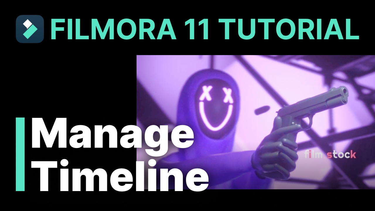 Gestione della Timeline di Filmora