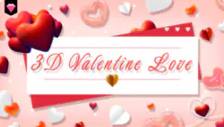 3D Valentine Love