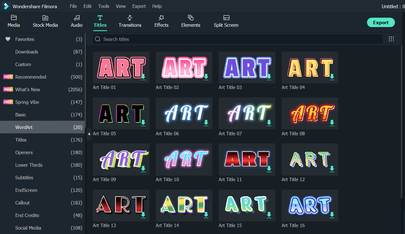 WordArt Font