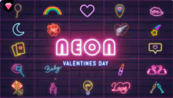 Neon Valentines Day