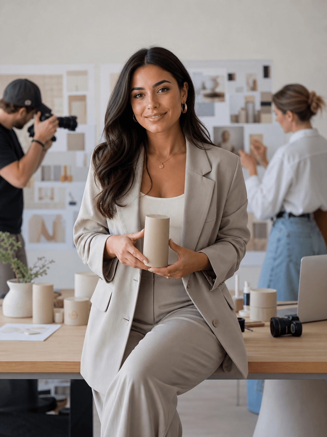 Isabella Moore, an influencer creating brand collaboration videos