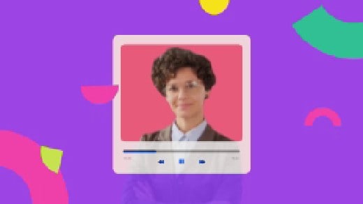 campus presentation video background template