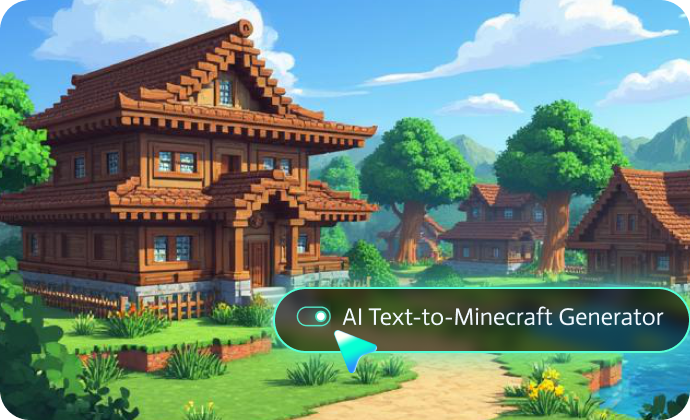 the best ai text to minecraft generator