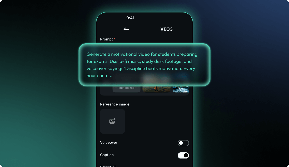input your motivational video concept