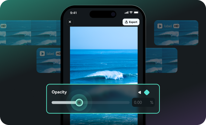 make boomerang video with opacity keyframing