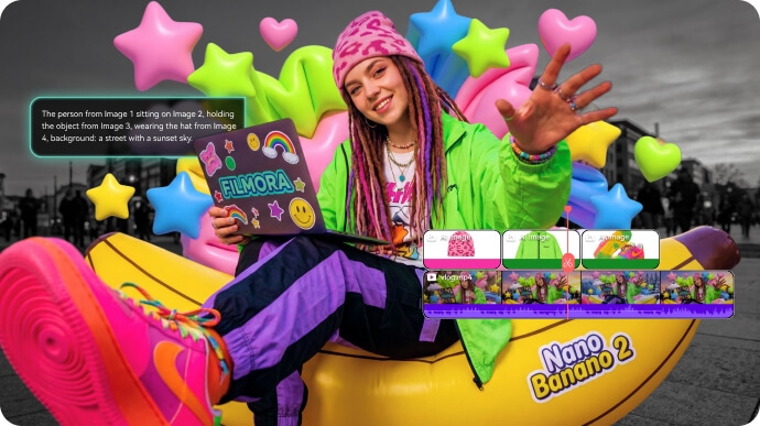 Nano Banana AI Image Generator & Editor in Filmora