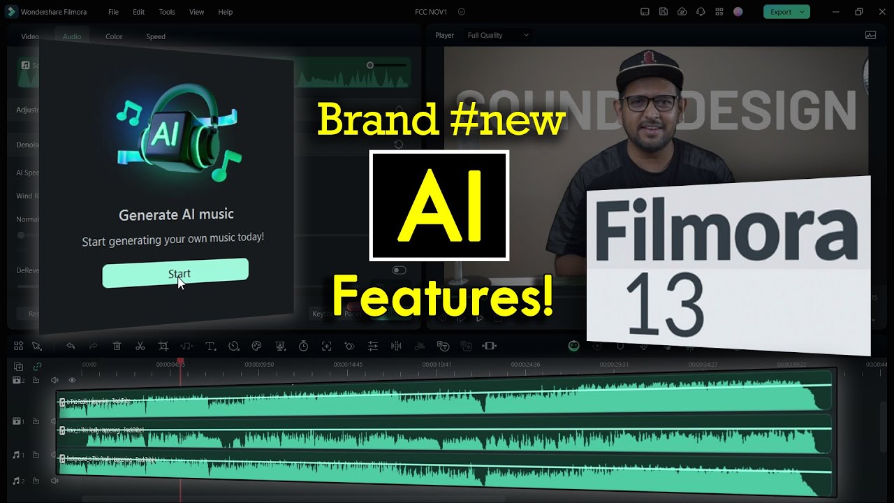 Steps to Enhance Video and Audio Editing with AI in Filmora