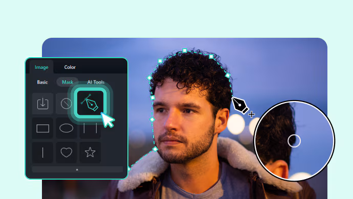 Screen Zoom-in for Draw Mask