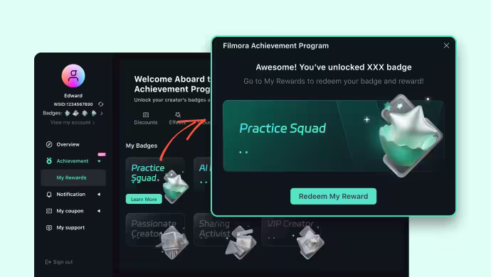 Filmora Achievement Program