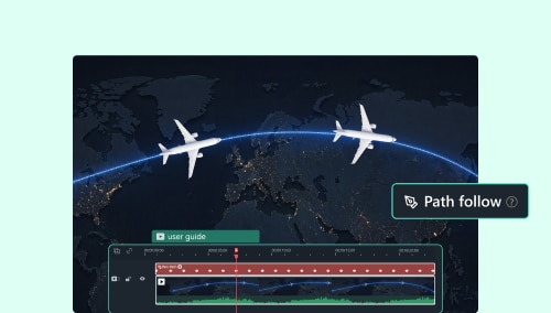 Control Object Orientation Along a Path