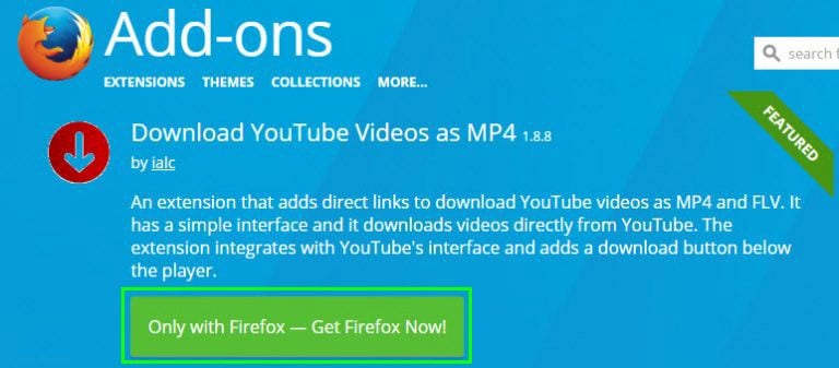 how to download youtube videos without any software for firefox