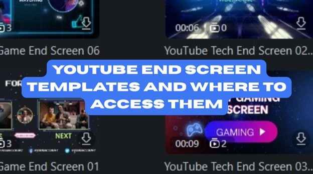 youtube end screen title card