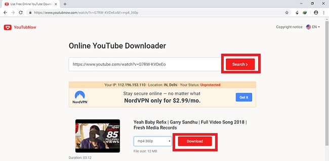download video from youtube without software