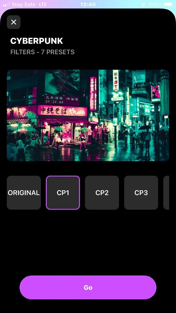 Cyberpunk filter 1