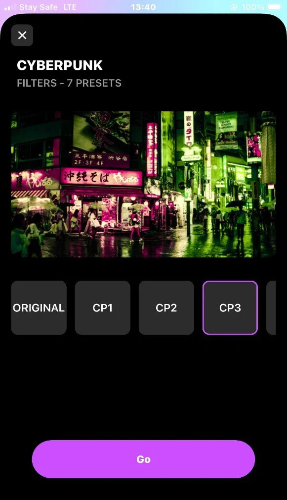 Cyberpunk filter 3