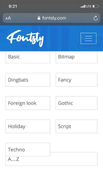 an overview of Fontsly