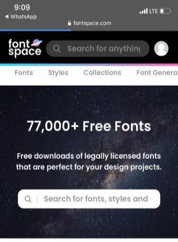 an overview of FontSpace