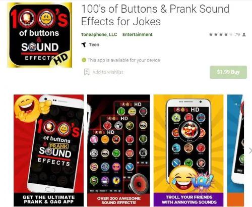 iButtons for iPhone: Soundboard App to Play Funny Sounds