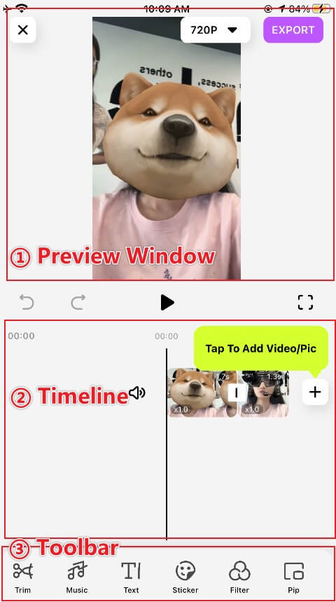 import a video to filmora android or iphone