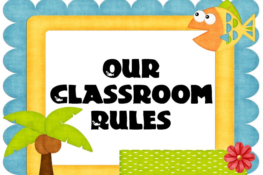 Classroom Rule Poster