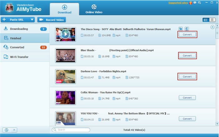 wondershare video converter youtube