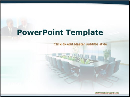 Free Conference PowerPoint Templates Wondershare PPT2Flash