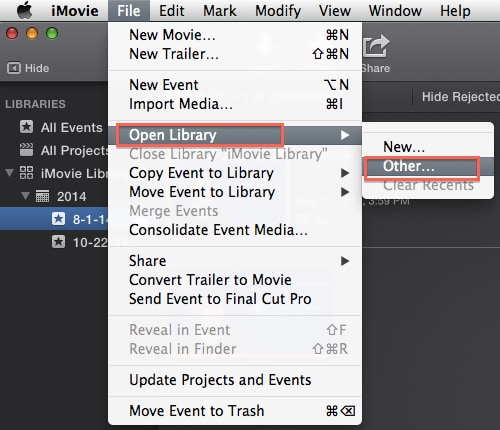 How to save iMovie projects on Mac