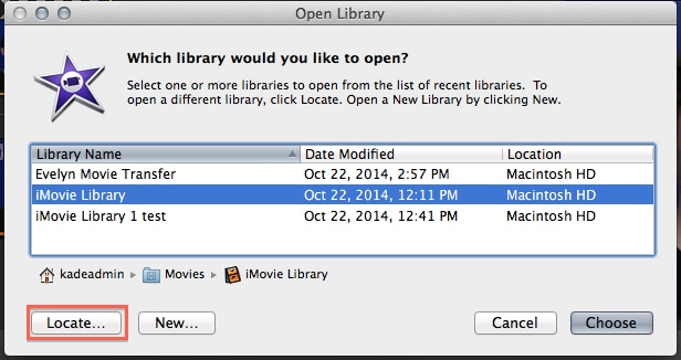 How to save iMovie projects on Mac