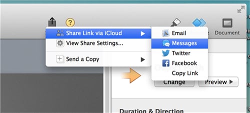 How to share iMovie video to iCloud