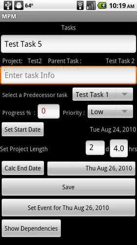 logiciel de gestion de projet pour android