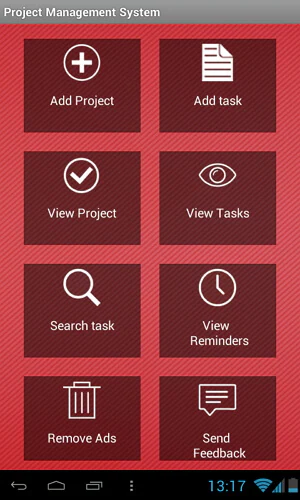 Software de administracion de proyecto Android